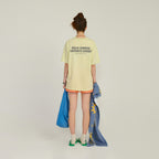 HELLO SUNRISE 90s Logo Tee_Pale Green