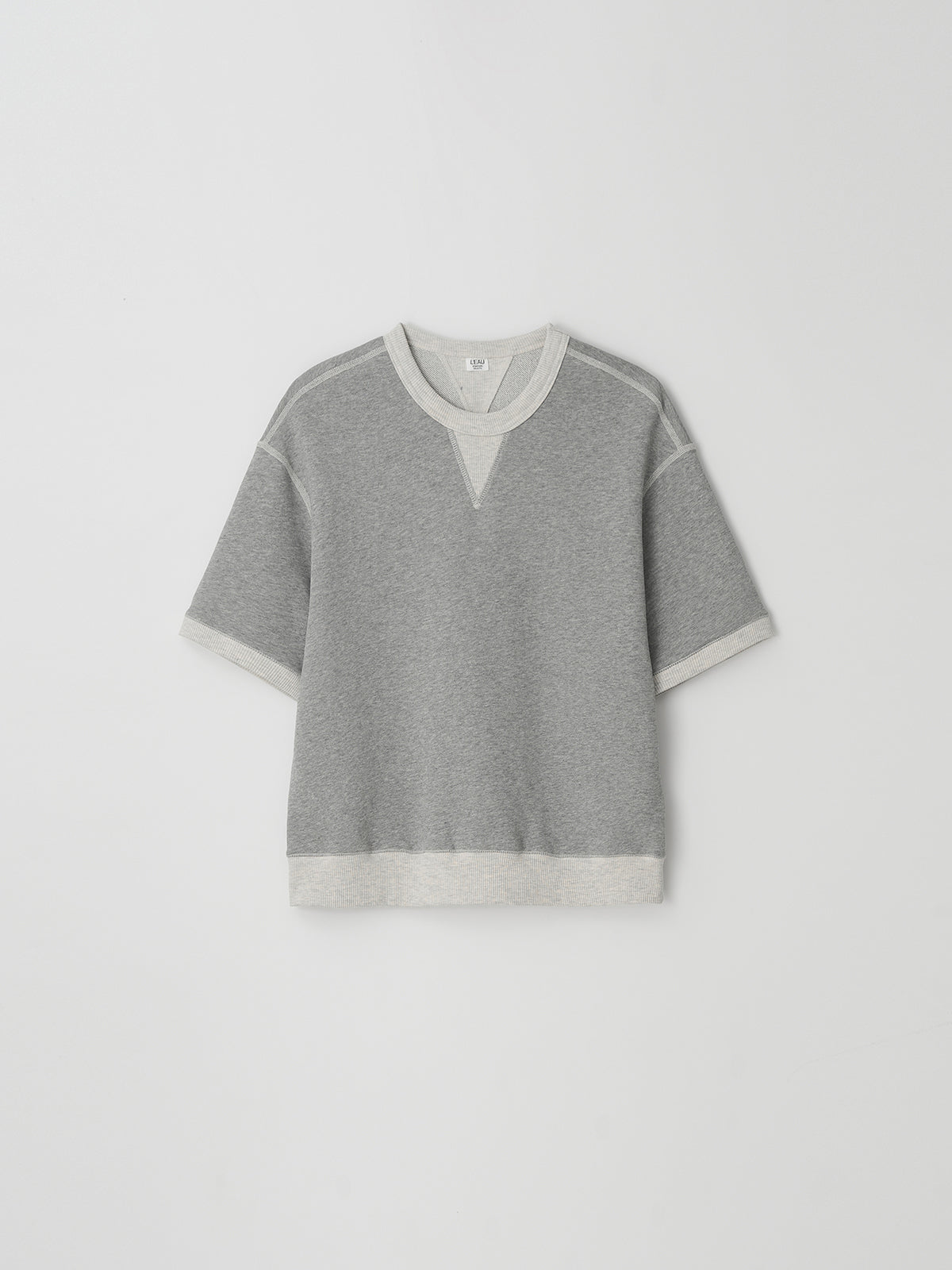 L'EAU [3rd] 1930 h/s sweatshirt_melange grey
