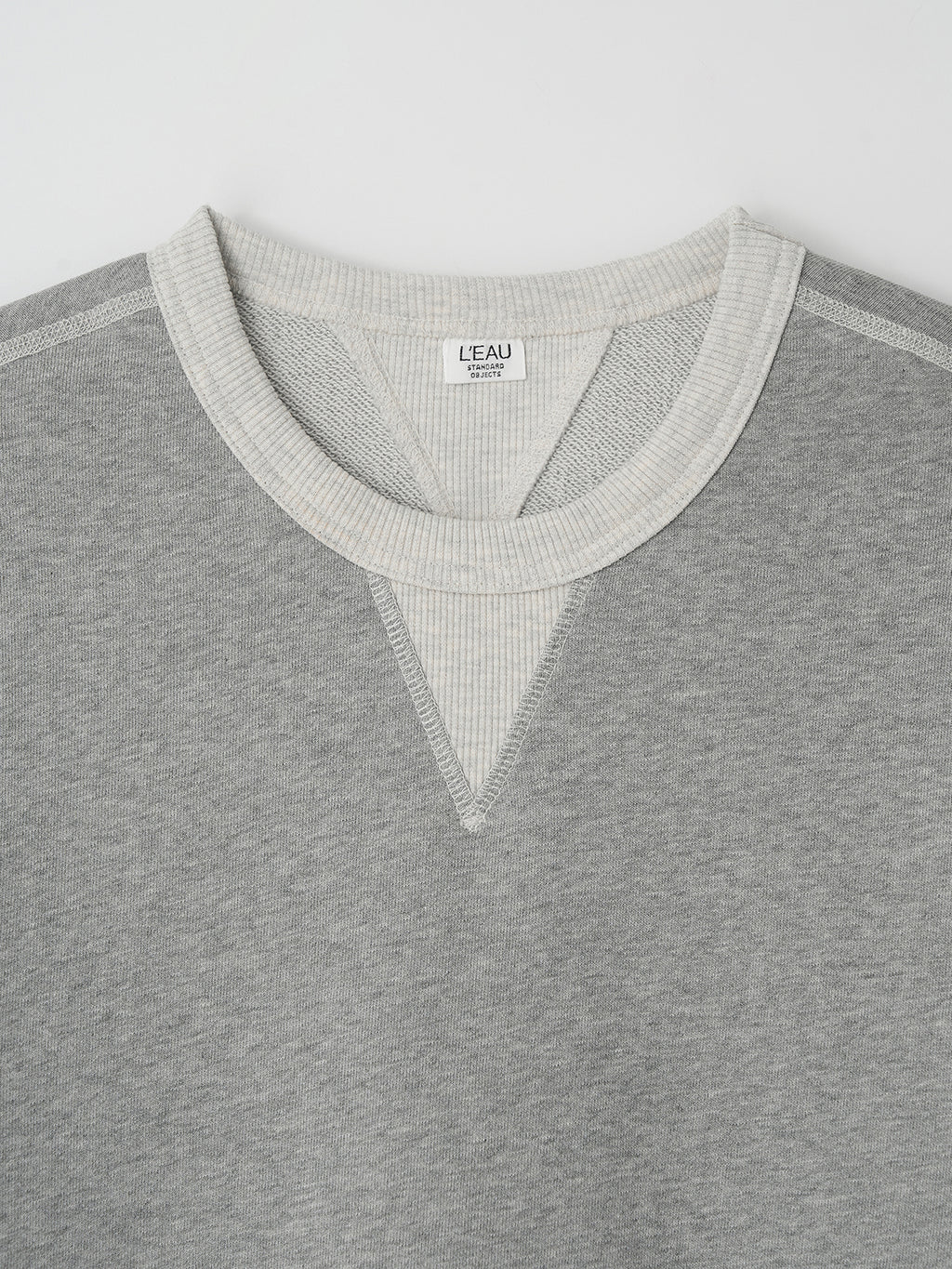L'EAU [3rd] 1930 h/s sweatshirt_melange grey