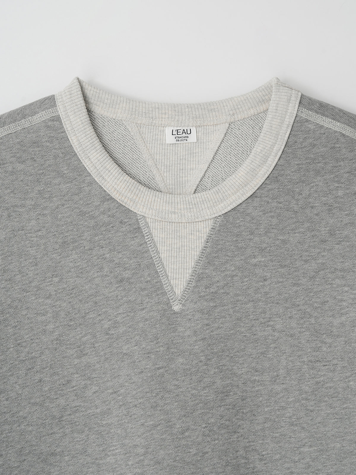 L'EAU [3rd] 1930 h/s sweatshirt_melange grey