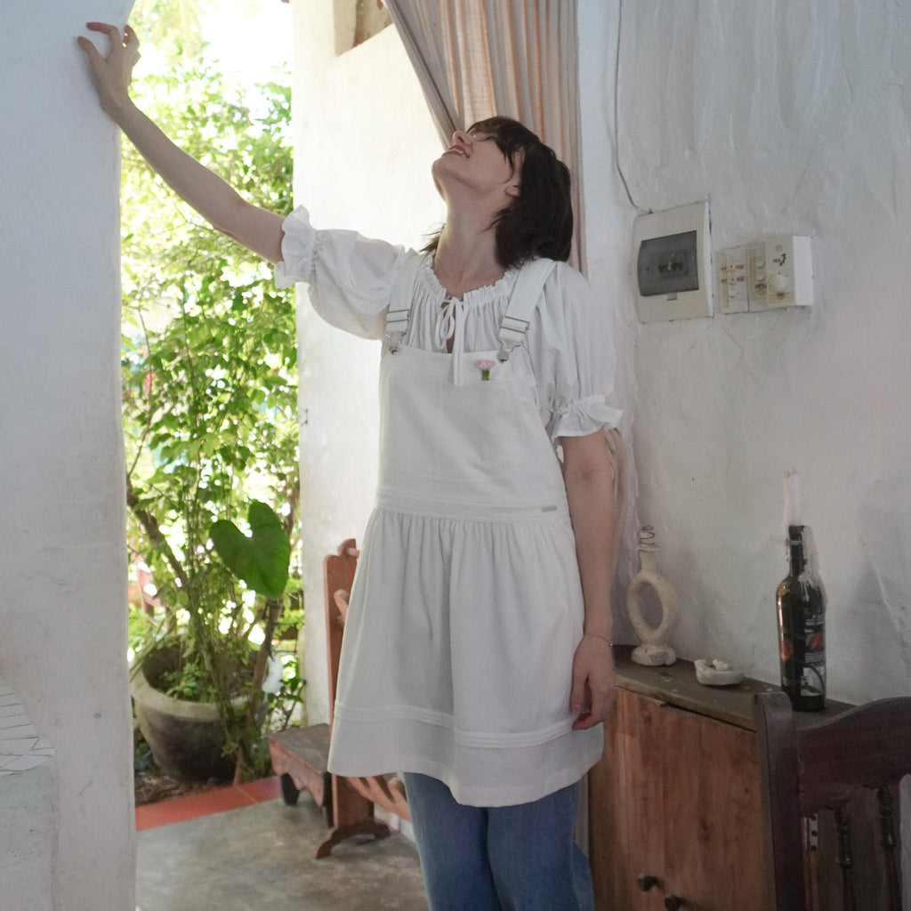 MOODADDITION MOODADDITION Jumpsuit Point Overall (White)