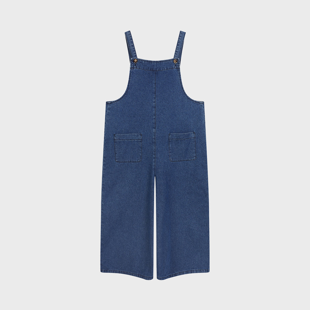 LAP LAP Denim Two-way Wide Overalls