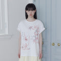 ONSKA [6th Reorder] CRAYON FRUIT T-SHIRT (APPLE WHITE)