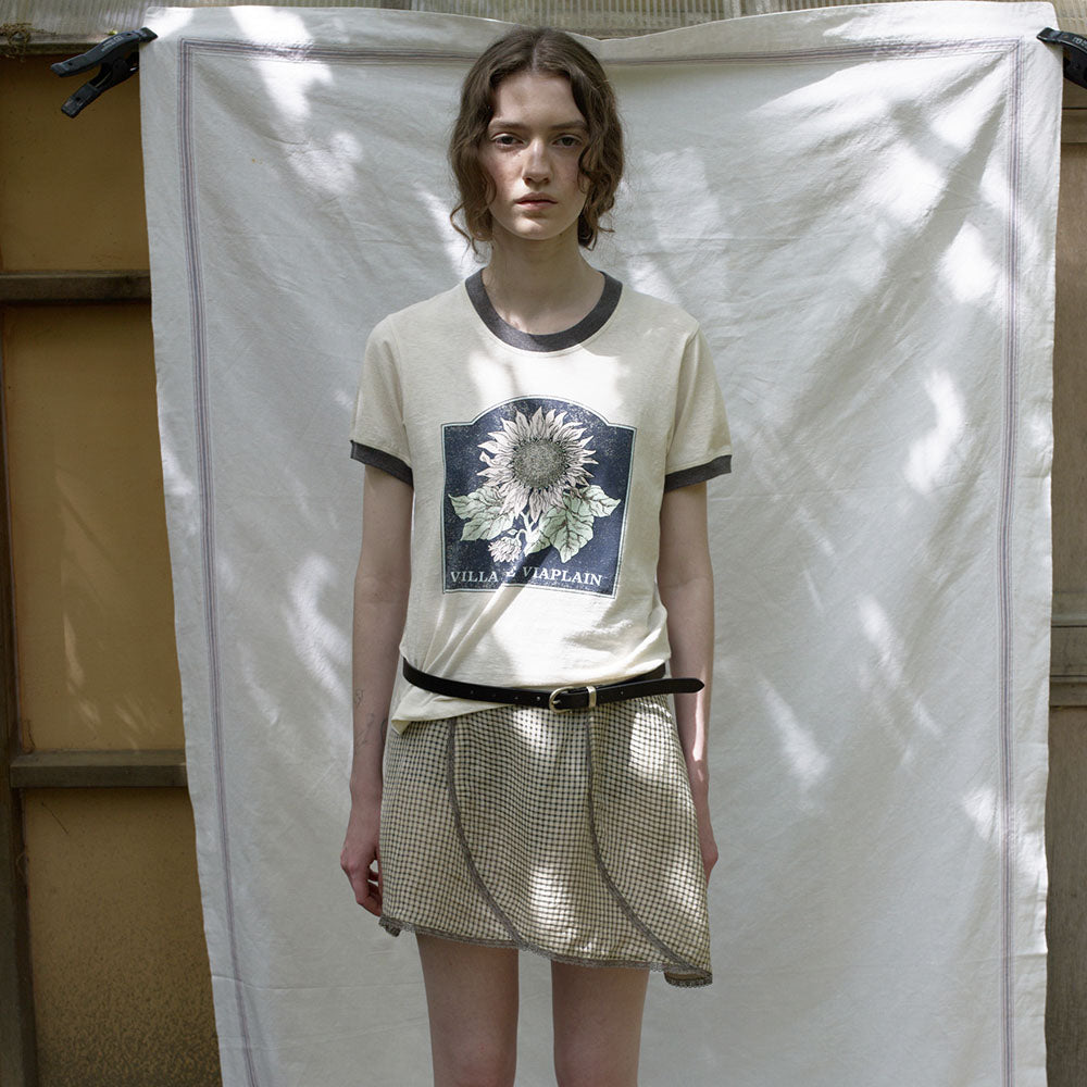 via plain Via Sunflower T-shirt (Ivory)