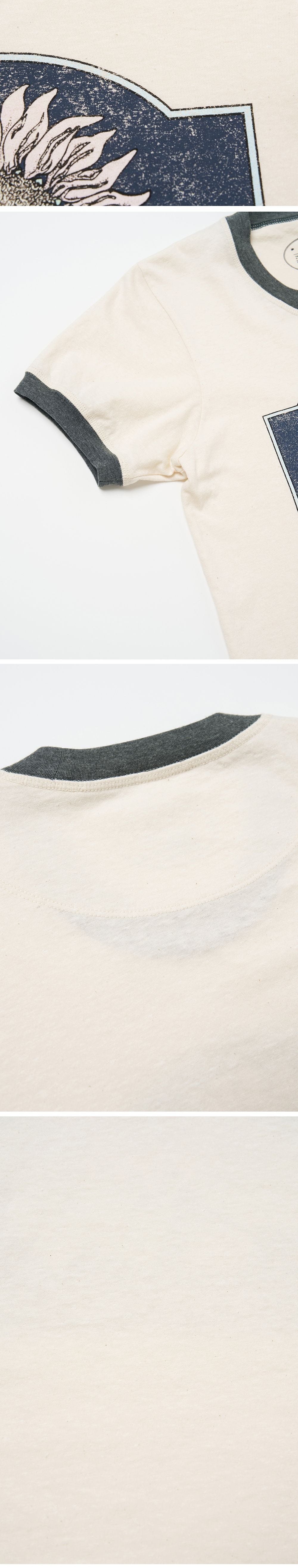 via plain Via Sunflower T-shirt (Ivory)