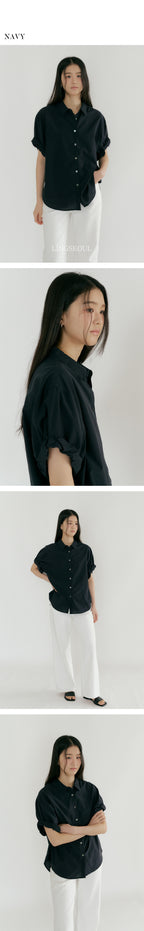 LINGSEOUL LINGSEOUL Roll-Up Blouse