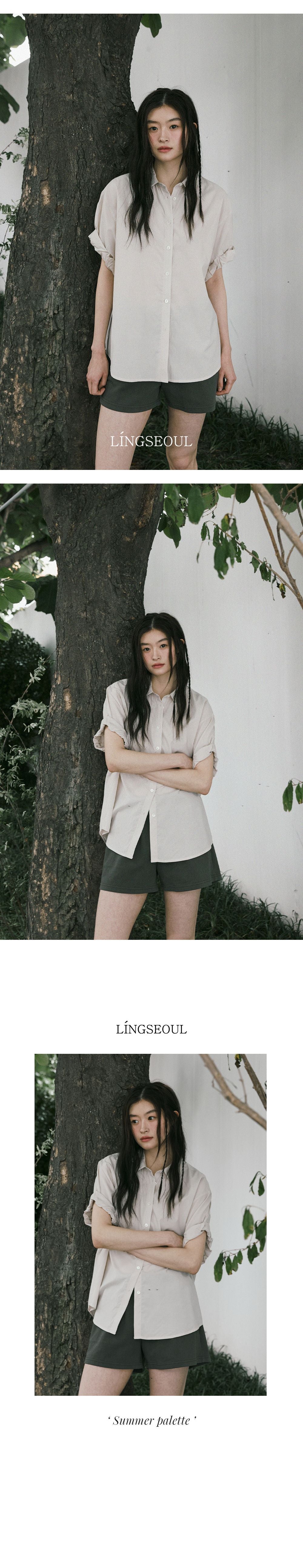 LINGSEOUL LINGSEOUL Roll-Up Blouse