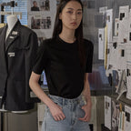 EMKM [1st reorder] Minimal cotton short sleeve t-shirt_BLACK