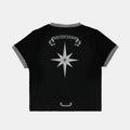 BADBLOOD w-tee25-095 Cosmo Reflective Ringer T-Shirt - Black
