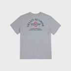 HELLO SUNRISE HAWAII Arch Logo Tee_8% Melange Gray