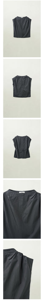 NOEUD Knotline Blouse (Charcoal)