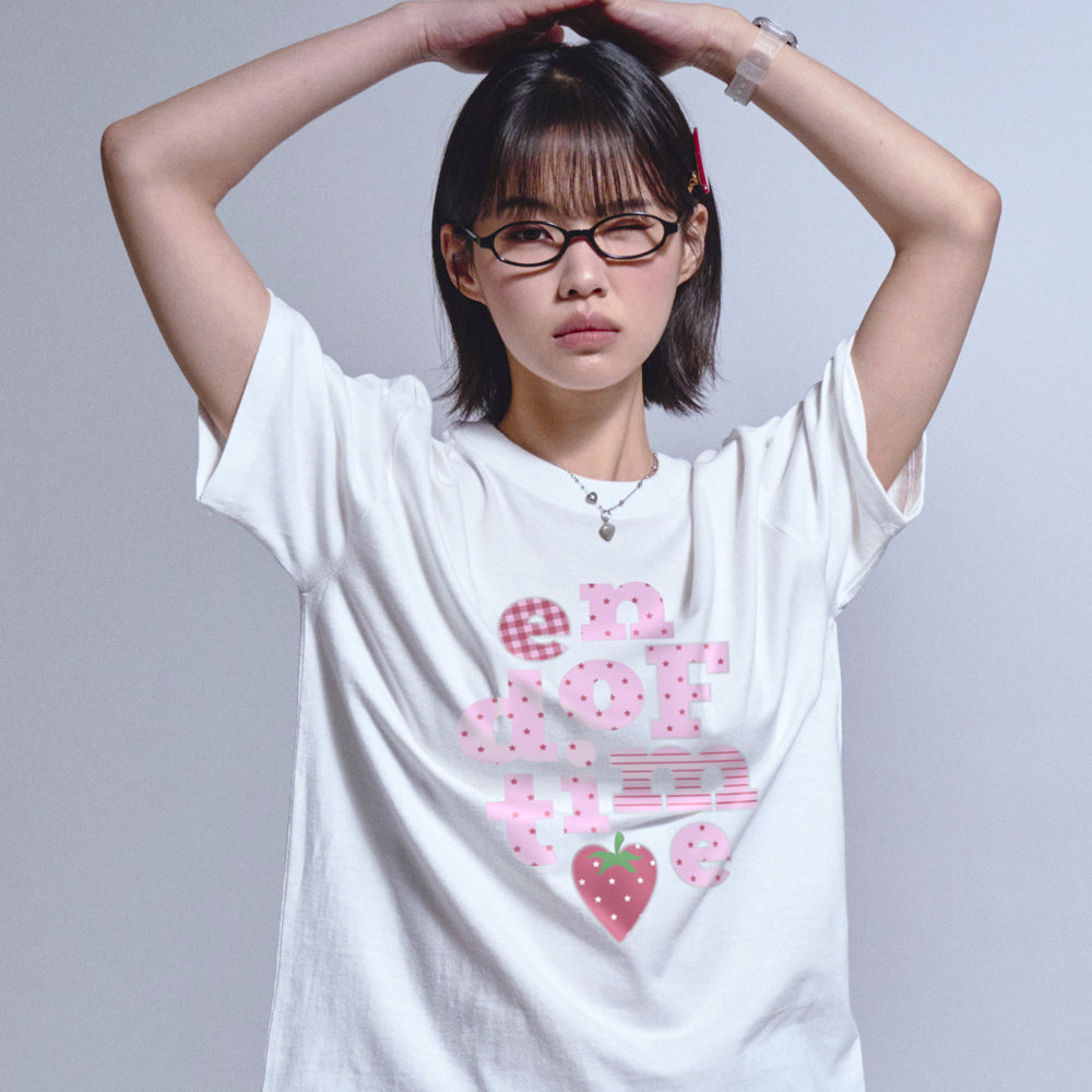 graver [UNISEX] Berry END OF TIME short sleeve t-shirt_3color