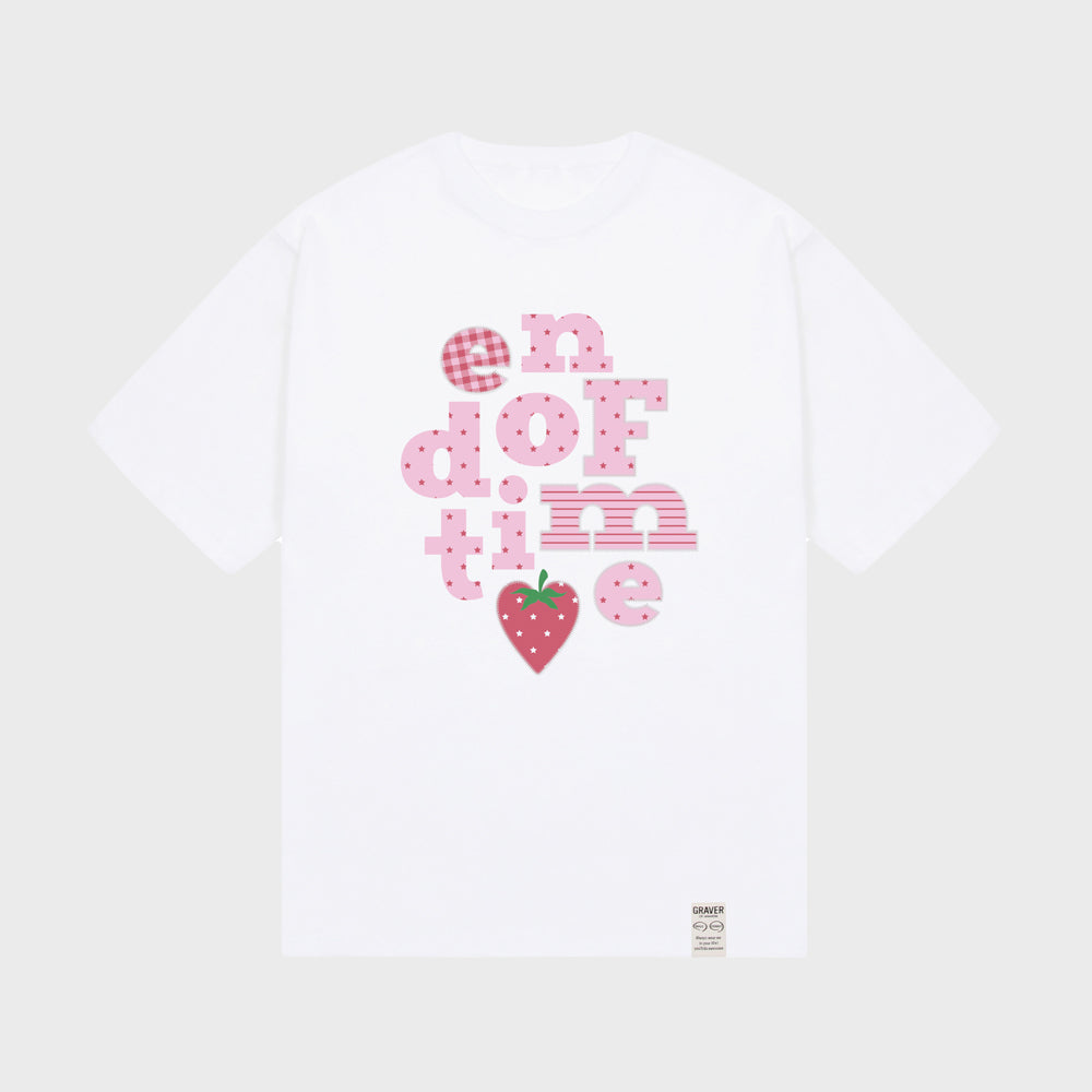graver [UNISEX] Berry END OF TIME short sleeve t-shirt_3color