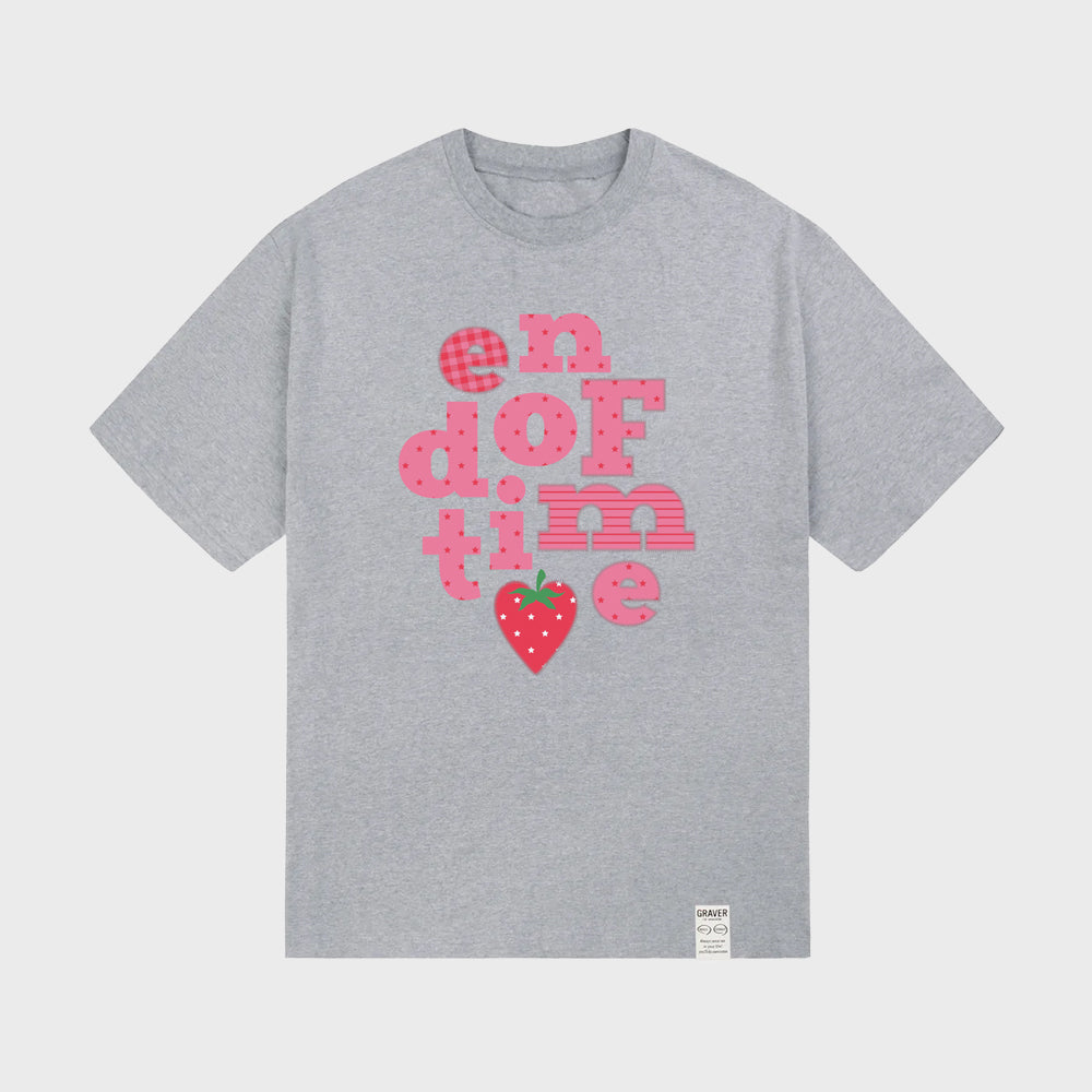 graver [UNISEX] Berry END OF TIME short sleeve t-shirt_3color