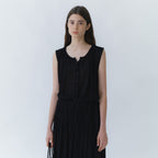 URAGO Clair lace sleeveless blouse_2colors