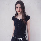 AVANDRESS Misty Bow Blouse_2Colors