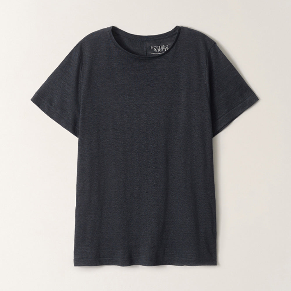 Nothing written Sunny round t-shirts (Washed Blue)
