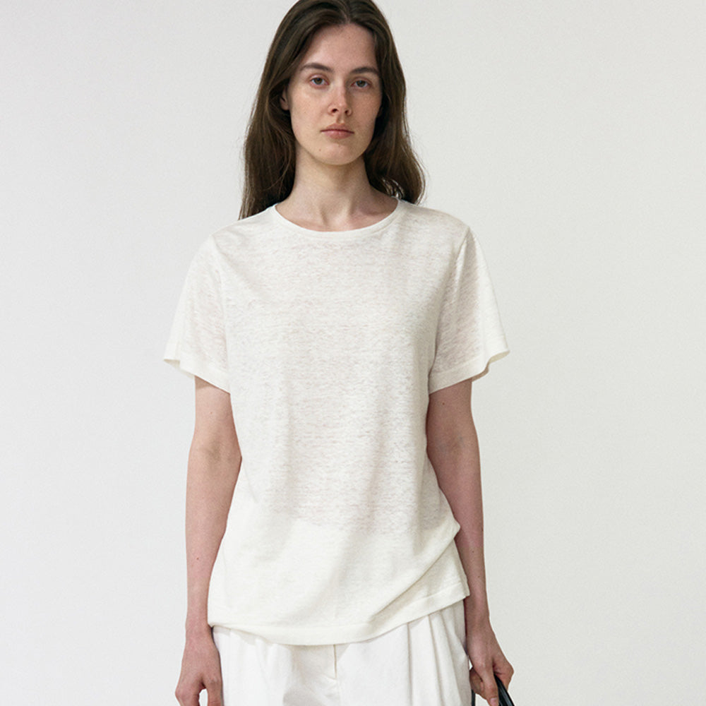 Nothing written Sunny round t-shirts (Ivory)
