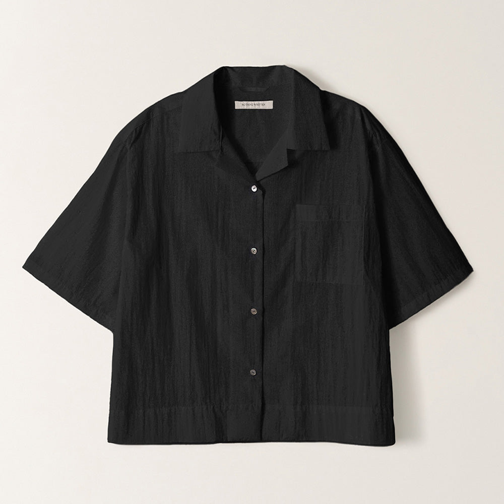 Nothing written Rine short sleeve shirt (Black)