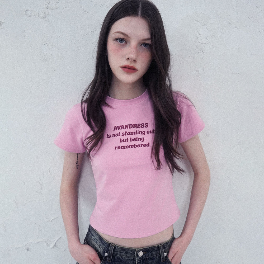 AVANDRESS Rizz Crop T-Shirt_5Colors