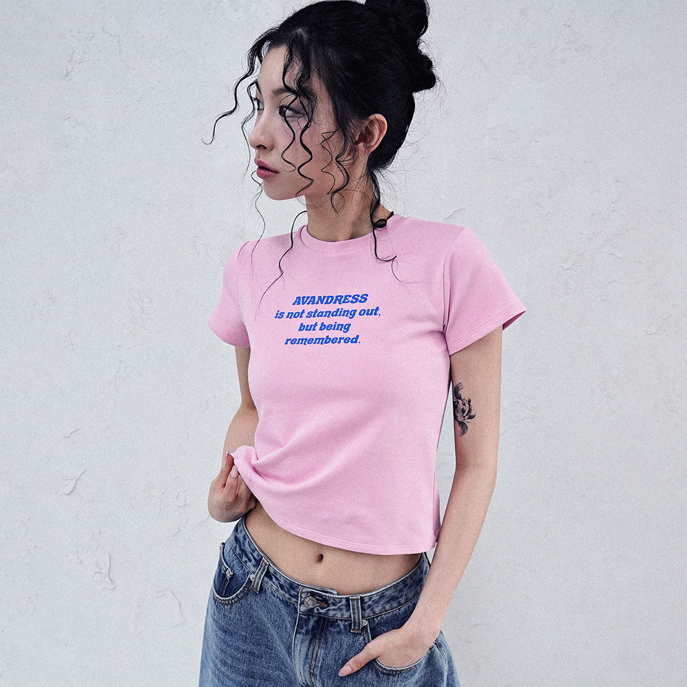AVANDRESS Rizz Crop T-Shirt_5Colors