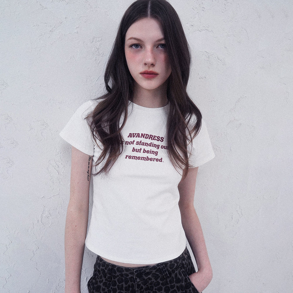 AVANDRESS Rizz Crop T-Shirt_5Colors
