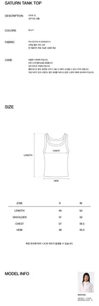 KIJUN [Seulgi wearing] Saturn Tank Top Multi