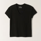 Nothing written 90s v-neck t-shirt (Black)