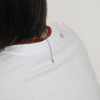 RONRON SLICED TOMATO CROP T SHIRT WHITE