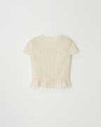 UNDERSTANDING EDITION TULIP FRILL BLOUSE (BLACK)