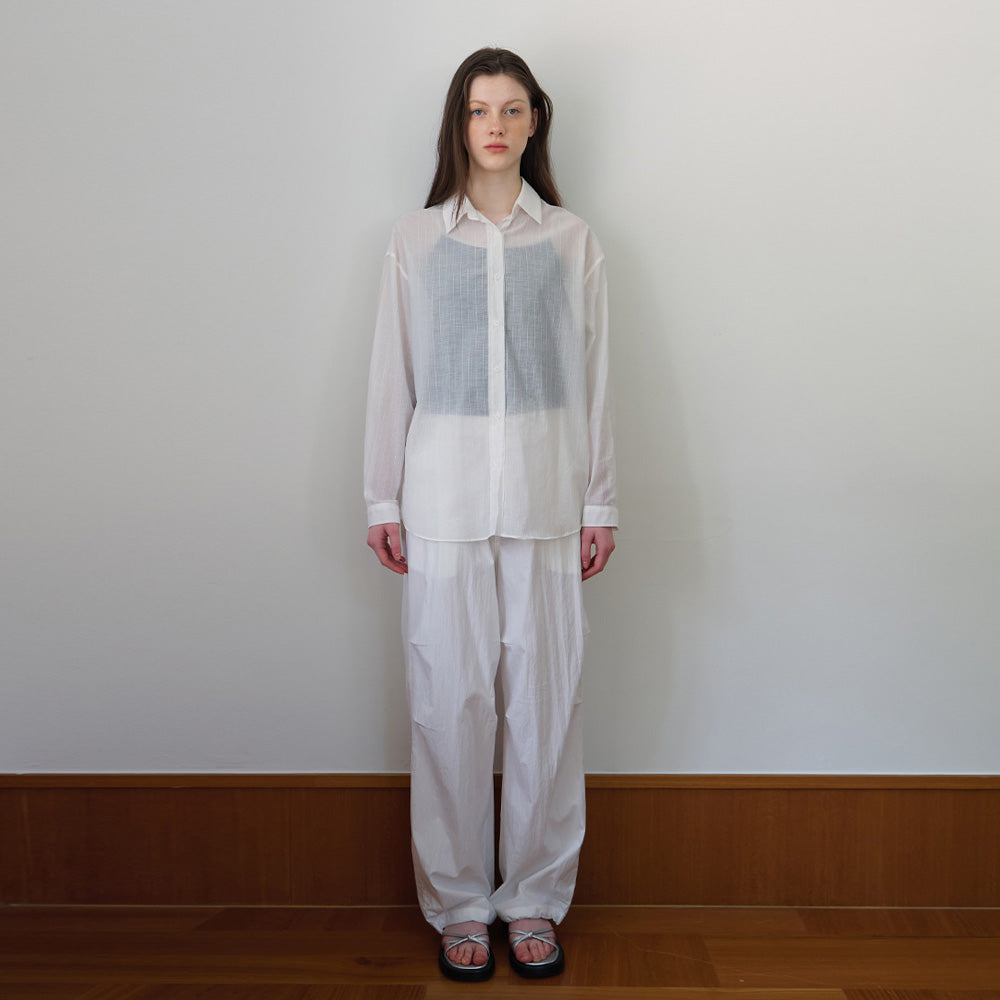 BUT'TON Summer Overfit Shirts (Ivory)