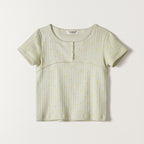 TTUDEMENT BLOOMING FLOWER TEE (MINT)