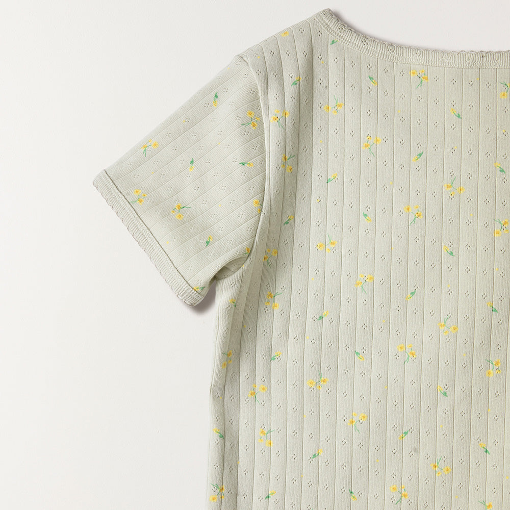 TTUDEMENT BLOOMING FLOWER TEE (MINT)