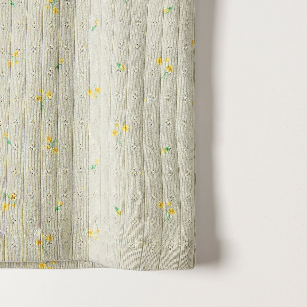 TTUDEMENT BLOOMING FLOWER TEE (MINT)
