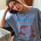 CPGN Shore line short sleeve t-shirt blue gray