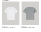 OURCOMOS comos 1461 dolman pleats T-shirt (gray)