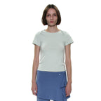PARTIMENTO WOMEN PWC WRAP BOAT NECK LACE TRIM TEE_8COLOR