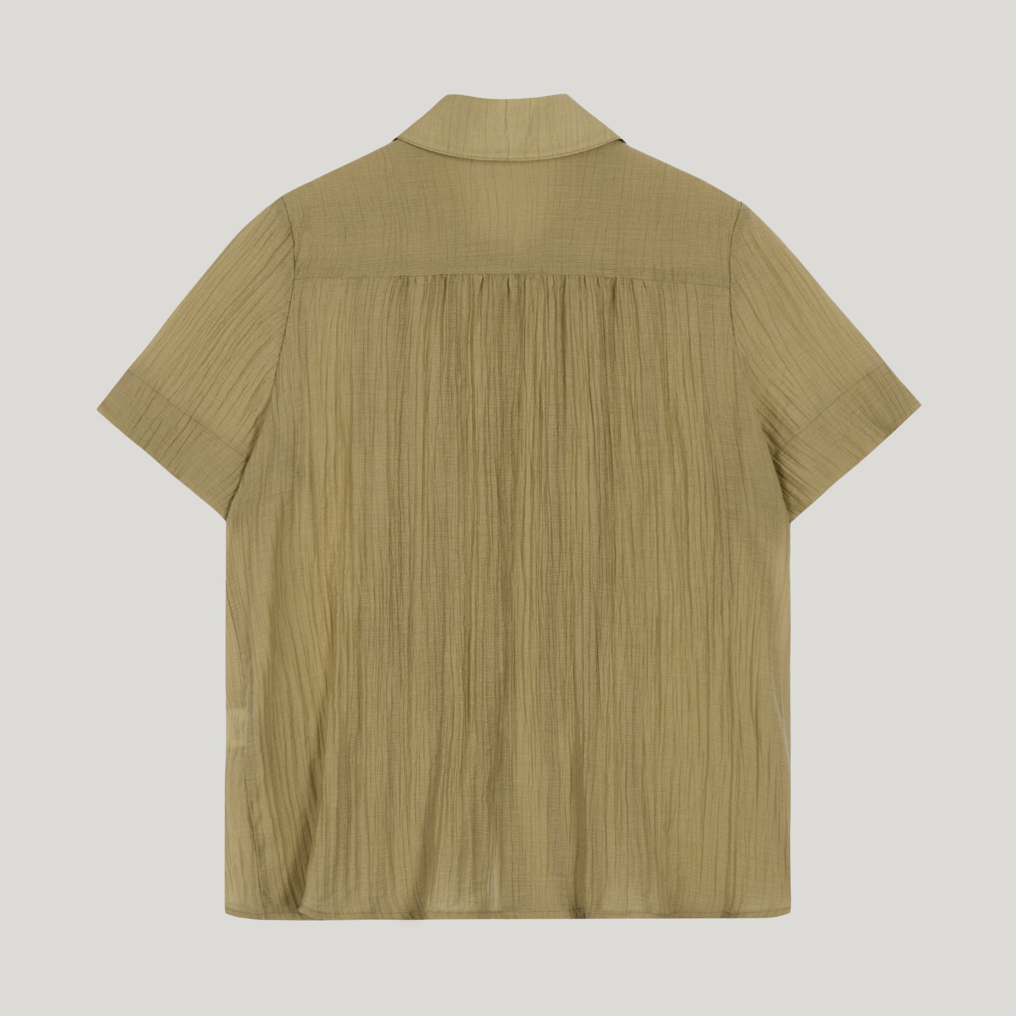 PoeteSeoul [6th reorder] breeze fill blouse_olive