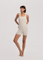 BUDHI MUDRA BUDHI MUDRA Crossover short jumpsuit