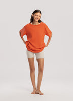 BUDHI MUDRA BUDHI MUDRA Crossover short jumpsuit