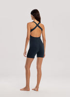 BUDHI MUDRA BUDHI MUDRA Crossover short jumpsuit