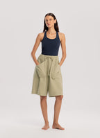 BUDHI MUDRA BUDHI MUDRA Crossover short jumpsuit