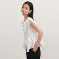 GANISONG Ballerina Blouse_white
