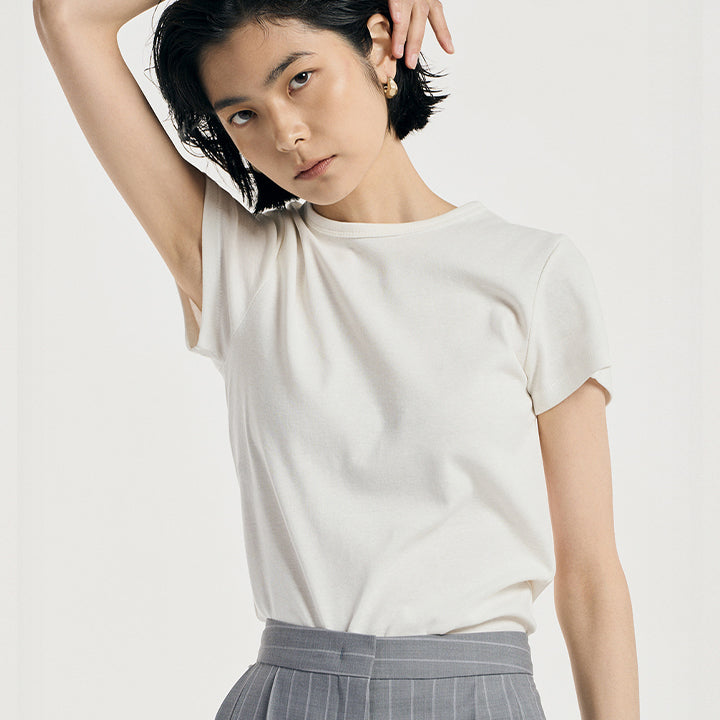 CEECI C-LOGO CREW NECK T-SHIRT