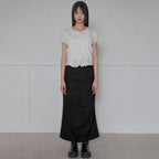 FLAREUP Saya Frill Puff Blouse (FL-180_White)