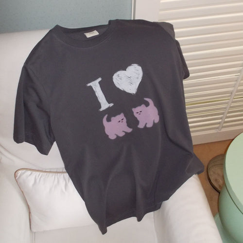 SO IR (2COLOR)CATS T-SHIRT