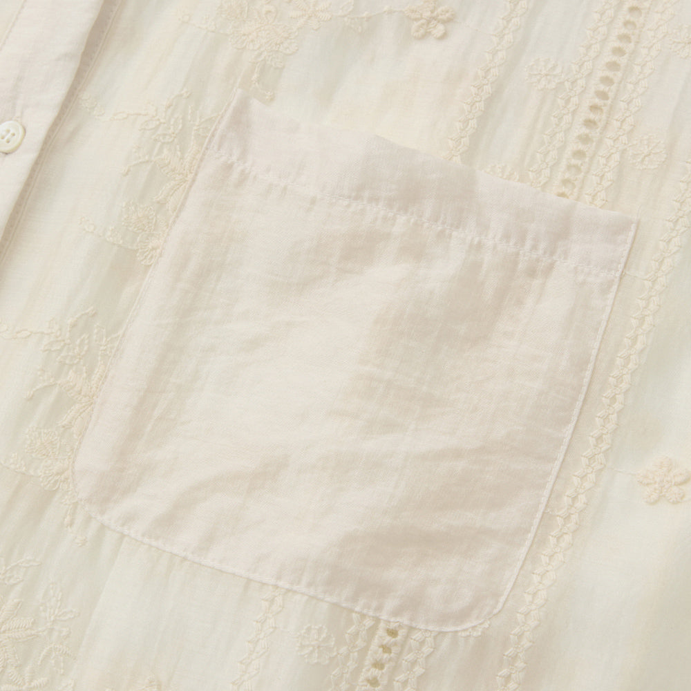 YE Florette Pocket Shirt - Cream