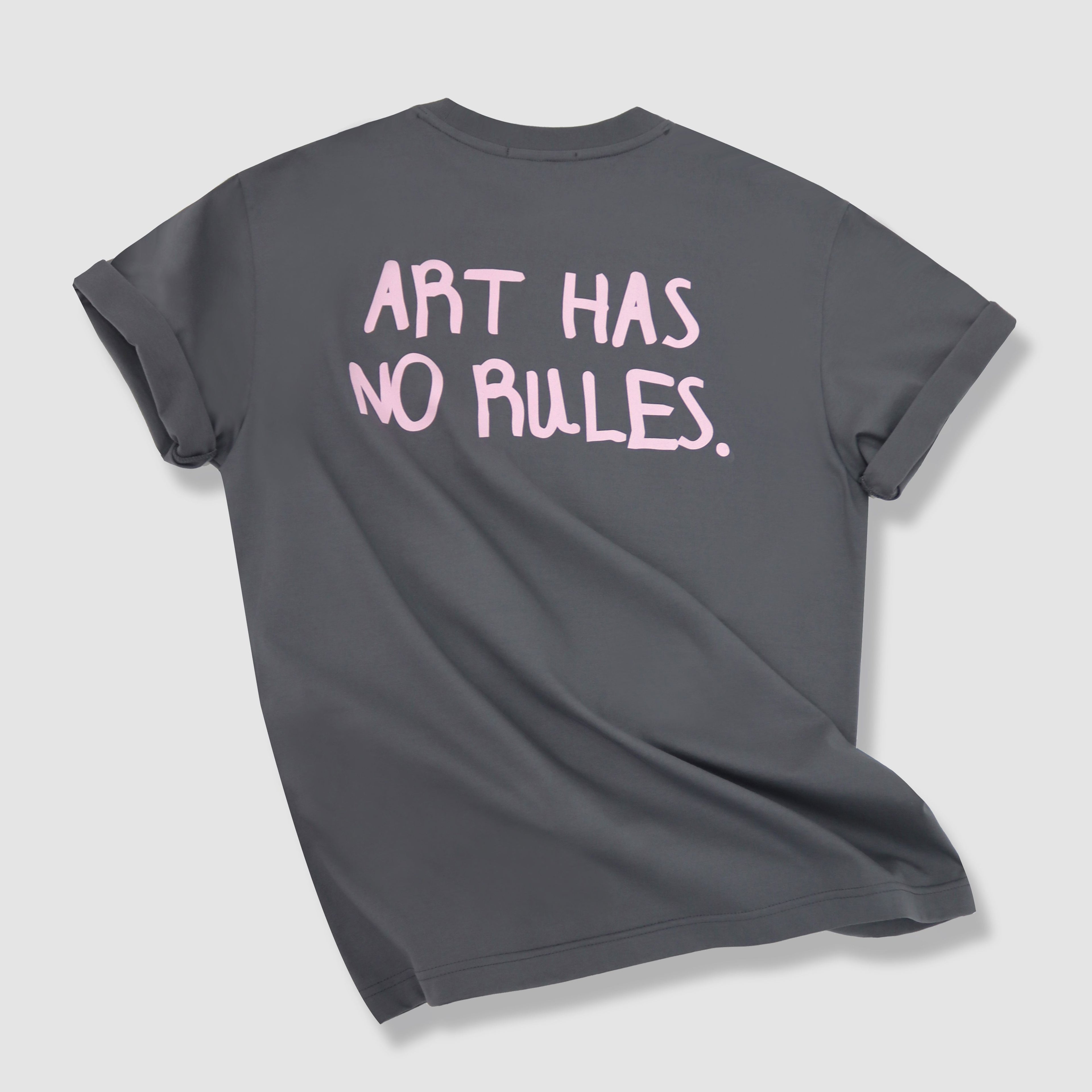 NUEEVY [2nd 5/29 pre-delivery]Back Logo T-Shirt_Dark Gray