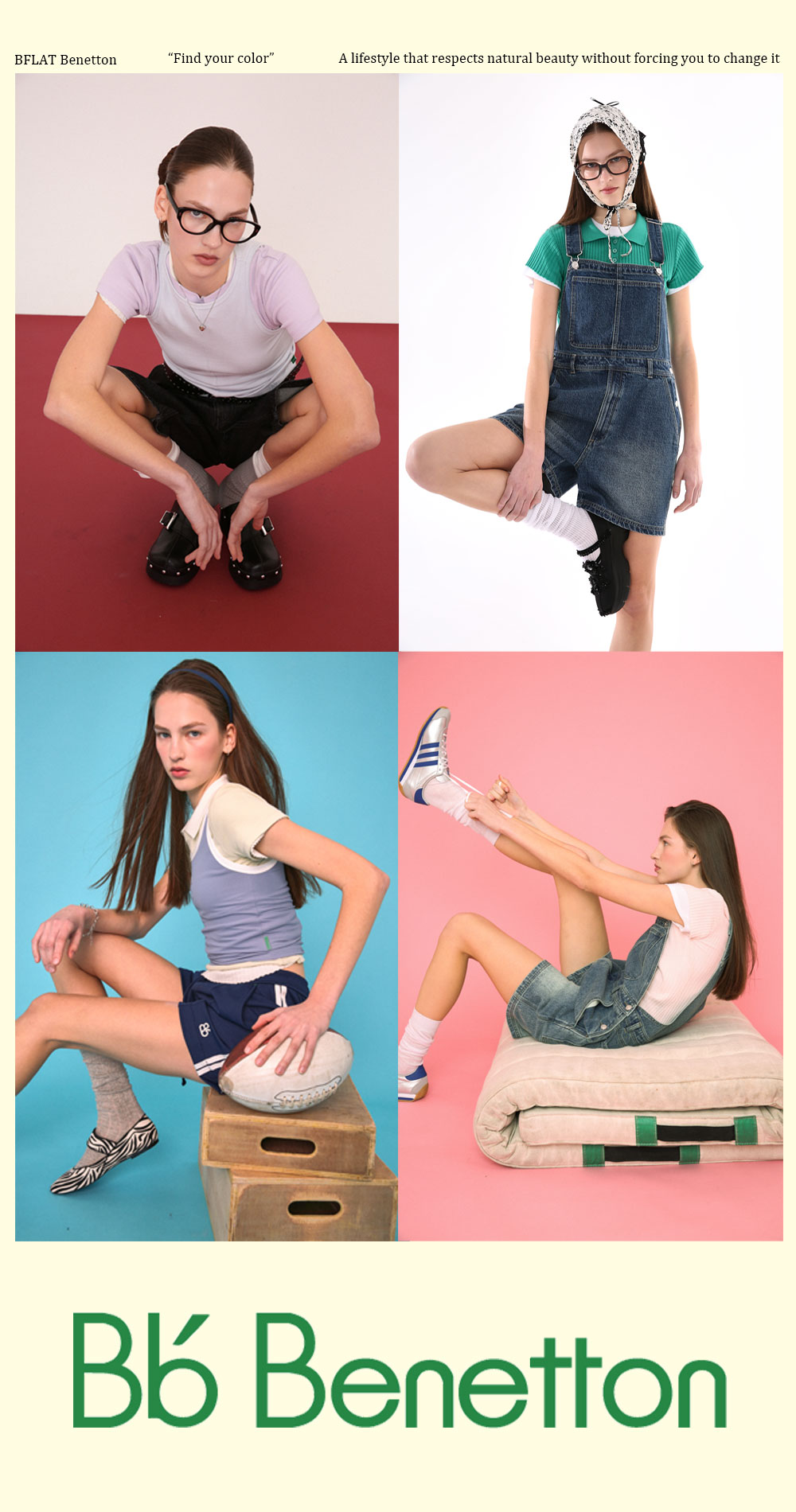 Bb' Benetton Bb' Benetton Denim Overall Shorts Light Blue