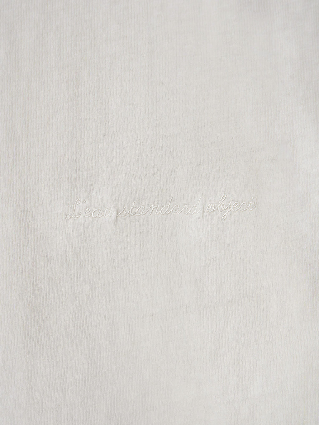 L'EAU [3rd] U.S boxy t-shirt_vintage ivory